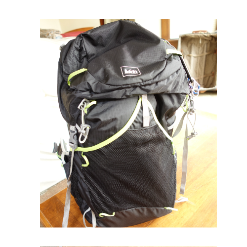 Making sure everything fits in my REI Flash 45 Pack. Making sure everything fits in my REI Flash 45 Pack.