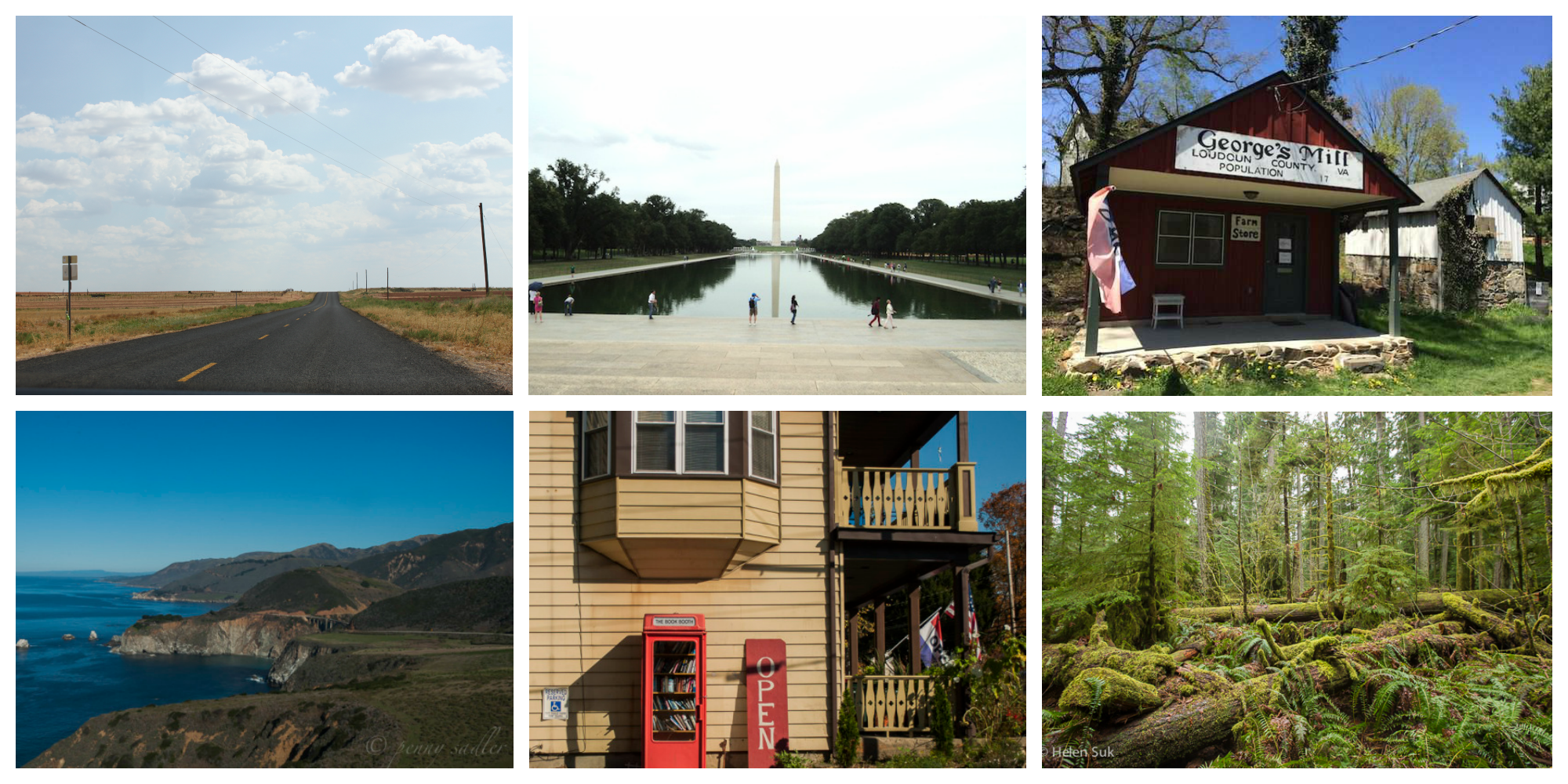 Scenes across North America